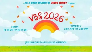 || VBS-2026 || DAY-3 || MORNING SESSION || 14-01-2026 || JERUSALEM PRAYER HOUSE KURNOOL ||