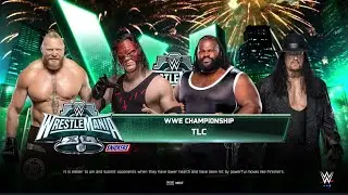 Undertaker VS Mark Henry VS Brock Lesner Vs Kane TLC Match For WWE Championship