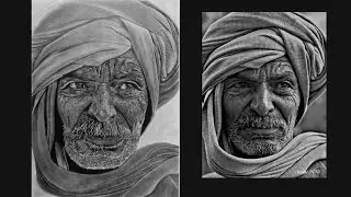 Hyper realistic portrait of an Old Man