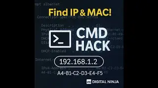 How to Find IP Address & MAC Address Using CMD | Quick Windows Command Tutorial