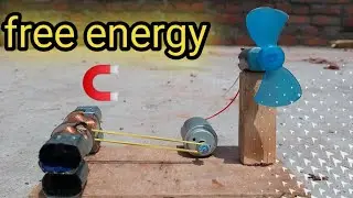 পাখা চলবে কোনো রকম ব্যাটারি ছাড়াই how to make free energy fan #freeenargy @subhamelectric