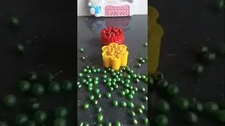 🔥BEADS Marble Run 289 ASMR Sound #beads #marble #stonebeads #cute#satisfying #mrshah58sm #relaxing