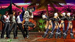 [KOF Mugen] Kyo Kusanagi Team vs Angel Team