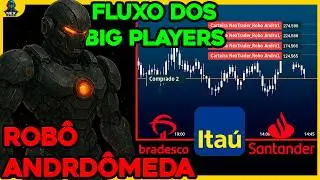 Seguindo o Fluxo dos BIG PLAYERS no Profit | ROBÔ ANDRÔMEDA GRÁTIS com Código Aberto !