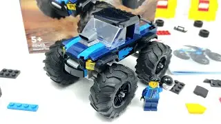 [Stop Motion Build] LEGO 60402 Blue Monster Truck(파란 몬스터 트럭, 青いモンスタートラック)