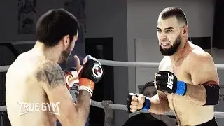 Бой бородатый Тайсон против бойца MMA / Этот нокаут он запомнит надолго / True Gym Fights