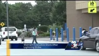 An electrical problem causes a power outage at a Fayetteville Walmart