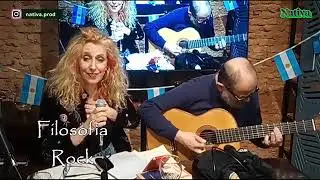 Sandra M&aacute;rquez y Tito Losavio en Filosof&iacute;a Rock