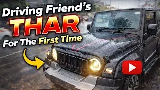 I Drove THAR ROXX for the First Time&hellip; WOW! 🔥#TharRoxx #MahindraThar #FirstDrive