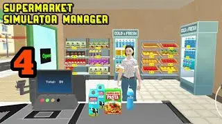 Supermarket Simulator Manager. New License Products, More Fridge, Restock And Sell.  (iOS,Andriod).