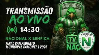 LIVE NACIONAL  X BENFICA 🏆🏆🏆