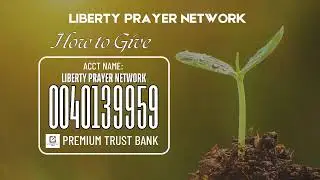 LIBERTY PRAYER NETWORK WITH PSA @sunnyaruwayo  || THEME: FAVOUR RAISES VOICES 23/01/2026