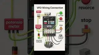 VFD Wiring Connection #shortvideo #ytshorts #education
