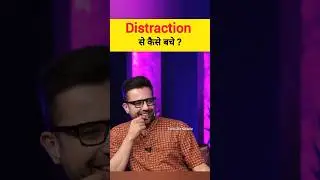 How To Avoid Distraction | #sandeepmaheshwari #alakhpandey #focus #study #shortsfeed #shorts #pw