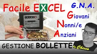 Gestione Bollette CORSO EXCEL GNA per Giovani Nonni Anziani (con calcolo consumi giornalieri)