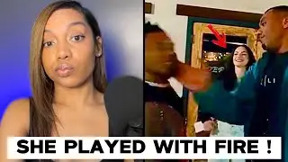 Powerlifter Larry Wheels SLAPS Boxer DeenTheGreat For FLIRTING With His WIFE On Viral Livestream !