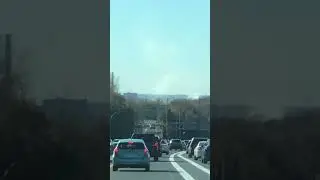 MAJOR FOREST FIRE 🔥🌲 @ STATEN ISALND #fire #nature #firedepartment