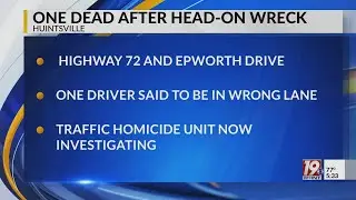 One Dead After Head-On Wreck | Aug. 3, 2025 | WHNT News 19 Sunday Evening