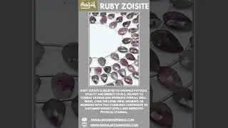 100% Natural Ruby Zoisite Gemstone