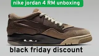 nike jordan 4 RM unboxing black friday ma kineko 