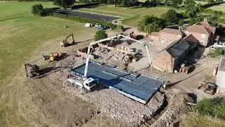C&M Groundworks: New Build groundworks (Drone Footage)