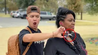 Cutting Peoples Earphones, Then Giving Them Airpods Max Part 5