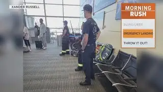 American Airlines flight makes an emergency landing after a passenger's device caught fire