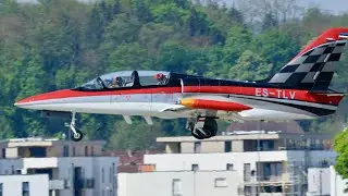 Fighter Jet L-39 Albatros Engine Test Run Inside Cockpit