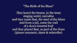 BIRTH OF THE BLUES Lyrics Words text trending Sinatra Bing style sing along song music