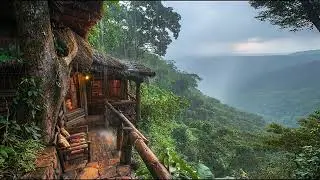 Night Rain Sounds with Soft Piano for Sleeping and Deep Mental Calm