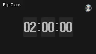 2 Hour Timer ⏱️ Flip Clock Countdown | Deep Work & Study Timer - ChronoFlow