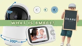 The BEST Budget Baby Monitor Under $100? | TakTark BM802 Video Baby Monitor Unboxing