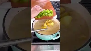 Сливочный картофельный суп #thestayathomechef #dinner #recipe #cooking
