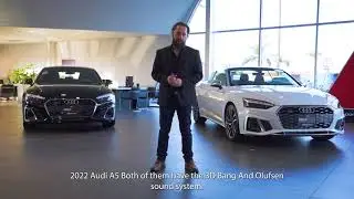 2022 Audi A5\S5 | Bang & Olufsen 3D Sound System