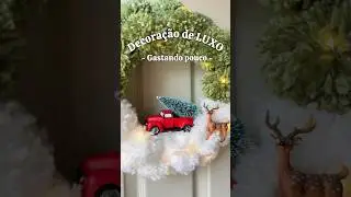 DIY de natal, decore gastando pouco #decornatal #decoracoesnatalinas #natal #diydecoracao #diynatal
