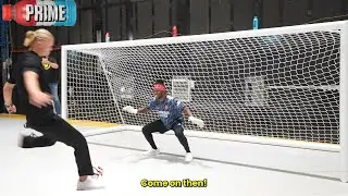 Can KSI Save A Goal From Erling Haaland?