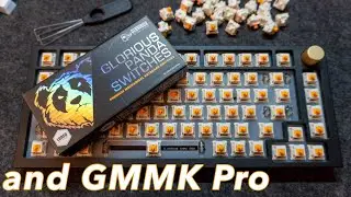 Glorious Panda Switches против Gateron Black | Звуковой тест GMMK Pro