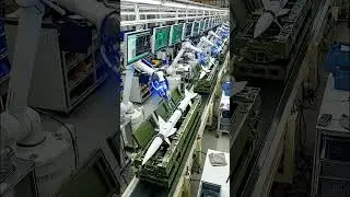 Inside a secret missile factory! 🚀⚙️ Robotics #shorts #weapons #automation #viralshorts #defense