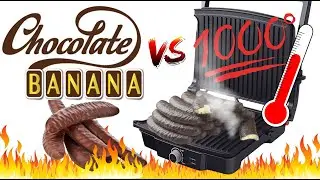 EXPERIMENT ✪ 1000° VS Chocolate Bananas