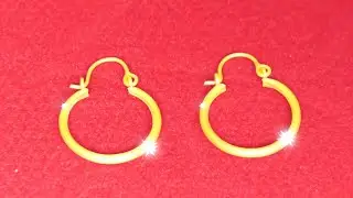 How It's Made, from Pure GOLD to Gold Earrings