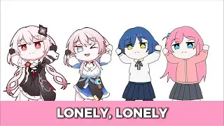 Evernight, March 7th, Ryo Yamada, Bocchi Dance - Lonely Lonely, I guess i'm lonely (4K)