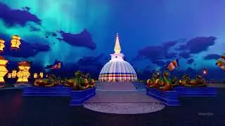 Nelligala Temple Vesak animation