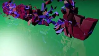 exploding logo