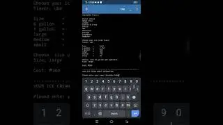 Python program in pydroid 3 app