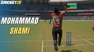 Cricket 26 Bowling Action : Mohd Shami