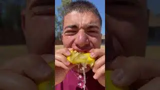 Eating A Lemon With No Reaction