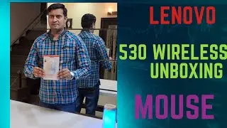 Lenovo 530 Wireless Mouse (Alomond Colour) 🖱| TechAadit |