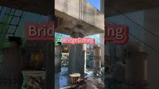 crawler wire saw machine working