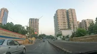 Teen Talwar To Airport | Karachi City Drive | Early Morning | Sun Rise | 4K HD
