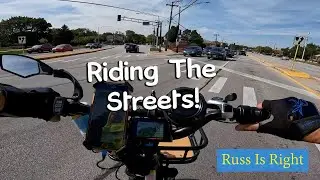 RadRover 5 EBike Ride Home After The Chicago Botanic Garden and North Branch Trail Trip - 4K